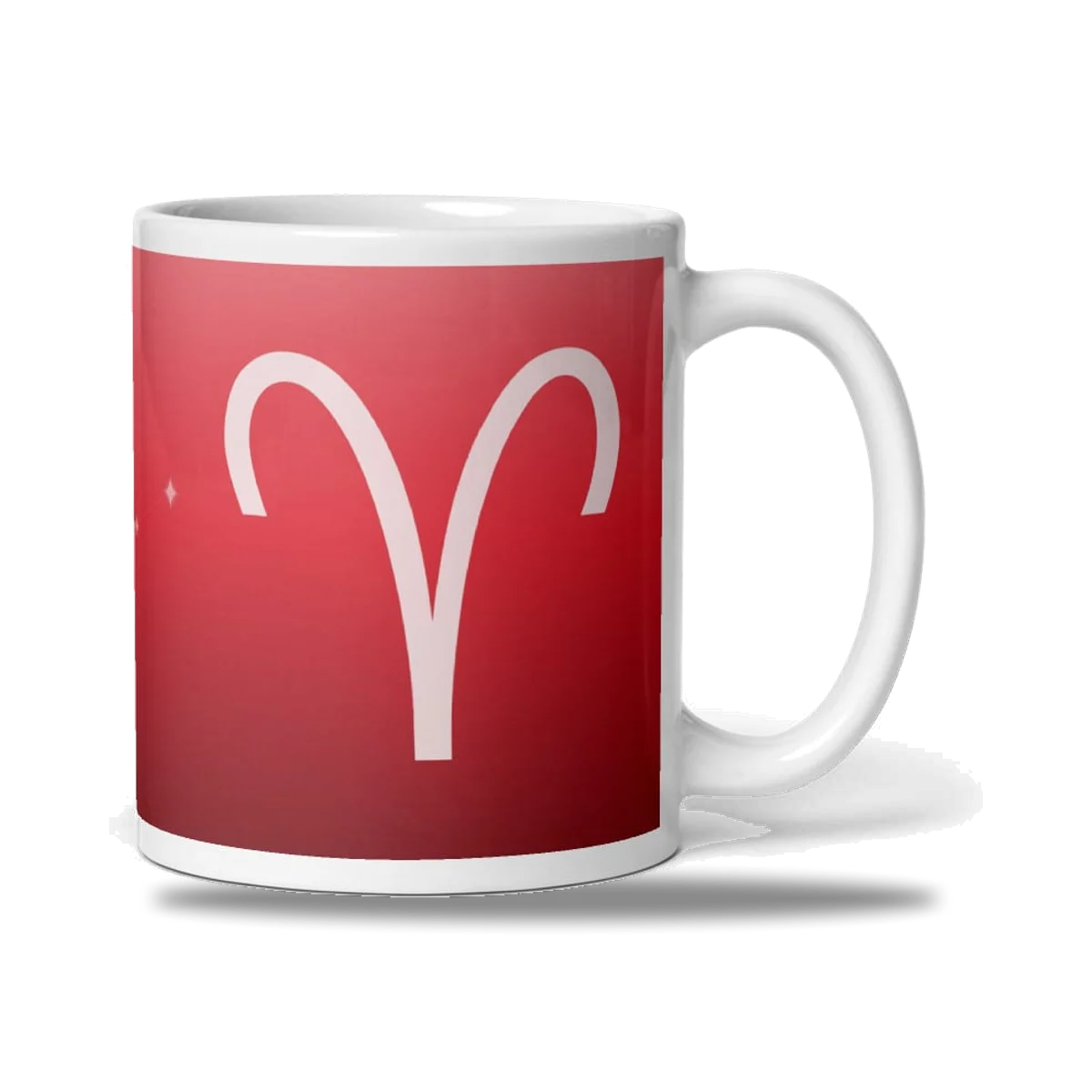 Aries Zodiac Mug in Sunlit Carnelian