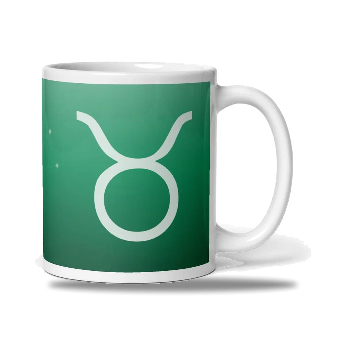 Taurus Zodiac Mug in Mossy Jade