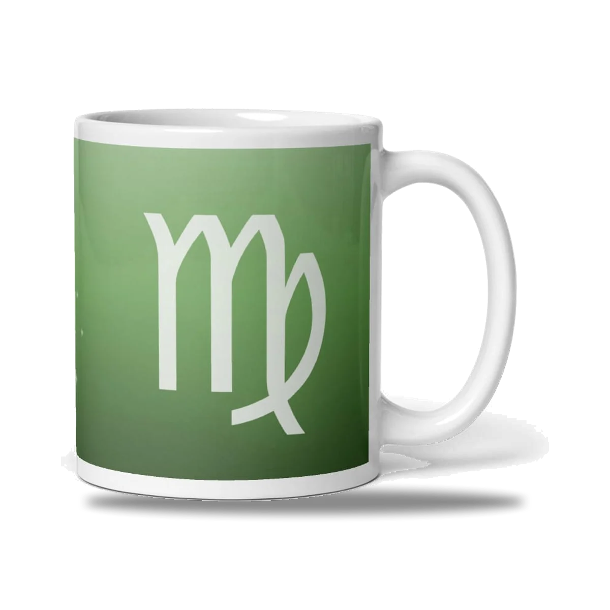 Virgo Zodiac Mug in Woodland Emerald
