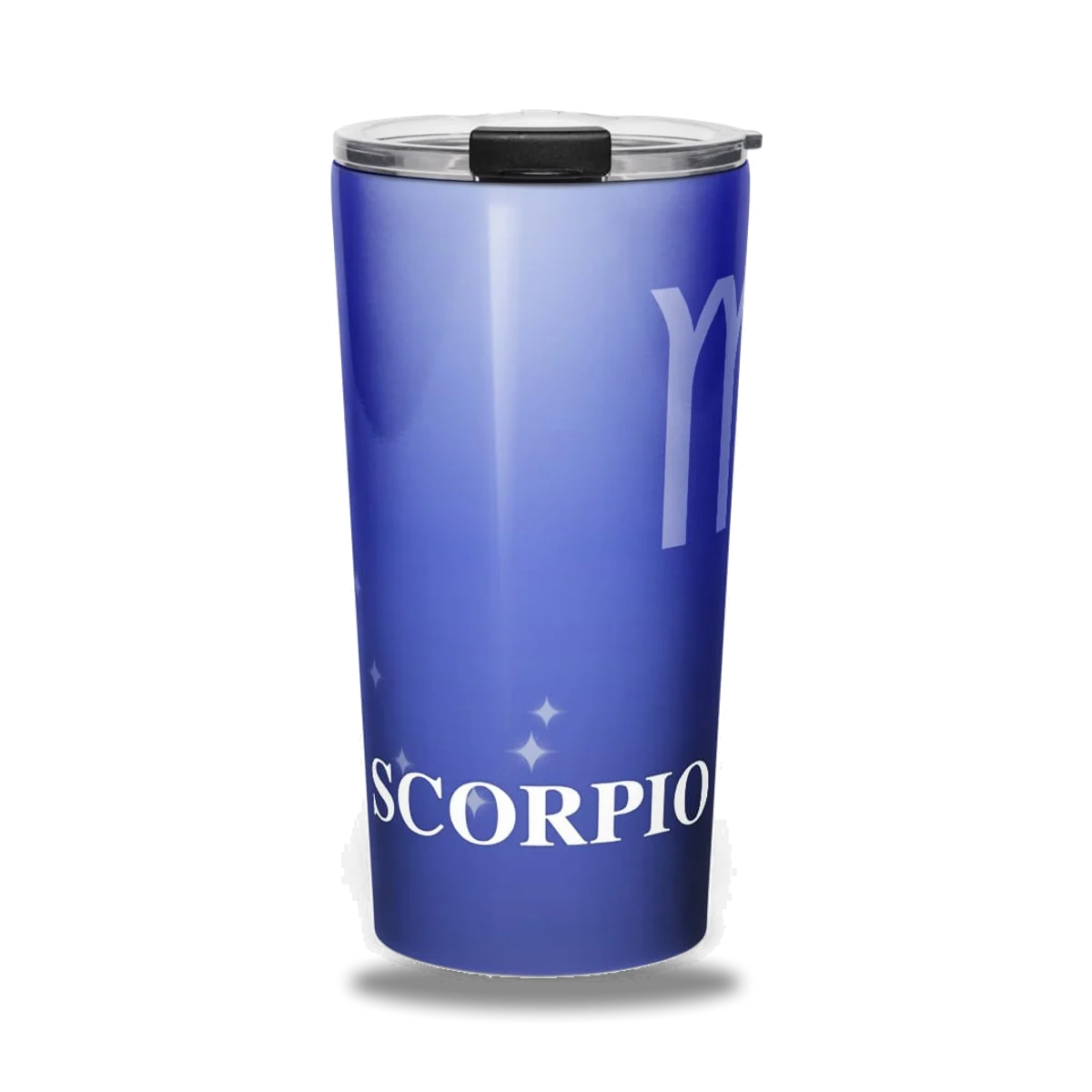 Scorpio Zodiac Tumbler in Eventide Sapphire, front view