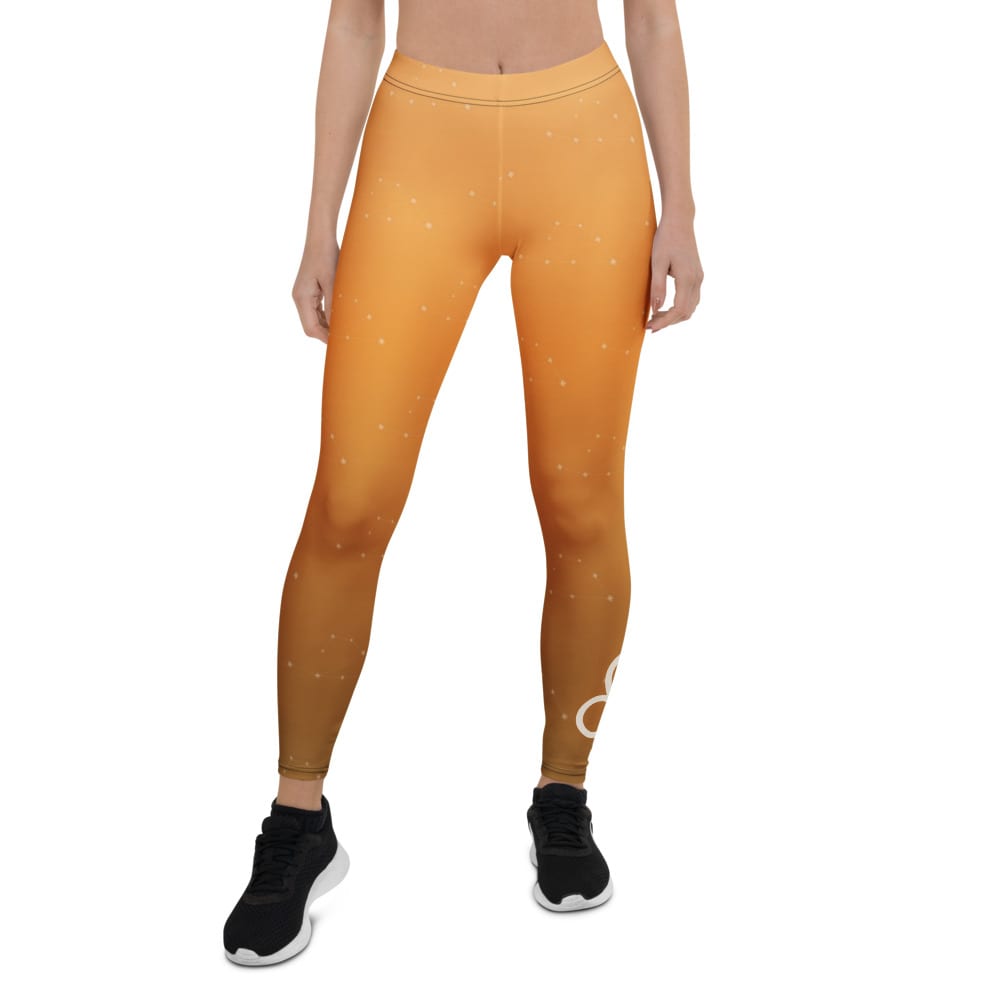 Leo Zodiac Leggings in Kindled Terracotta