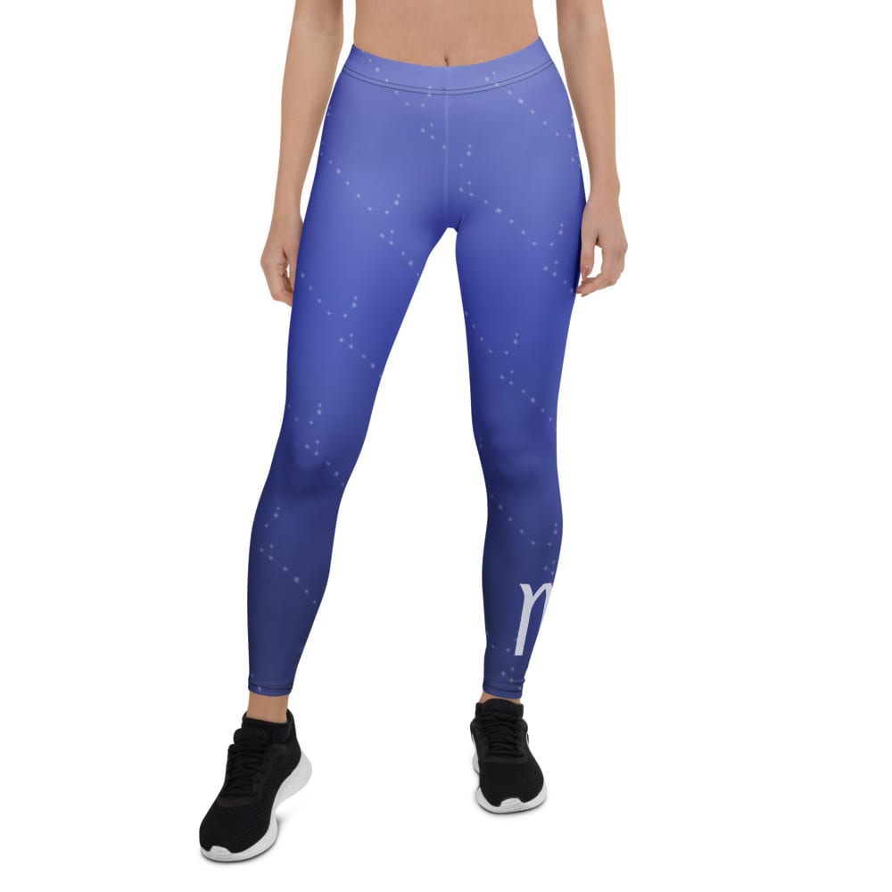 Scorpio Zodiac Leggings in Eventide Sapphire